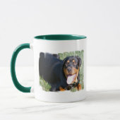 Freundliche Rottweiler Kaffee-Tasse Tasse (Links)