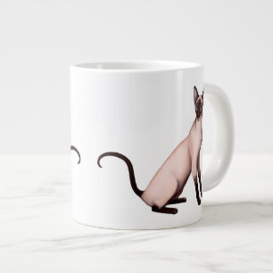 Freundliche siamesische Jumbo-Tasse