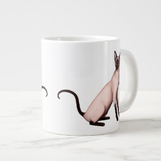 Freundliche siamesische Jumbo-Tasse