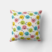 Freundliche Smileys Kissen (Rückseite)