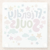 Freundliche Souls Glasuntersetzer (Rückseite)