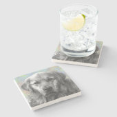 Freundliche Souls Steinuntersetzer (Seitenansicht)