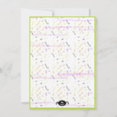 Freundliche Spooks Kids Halloween-Party Einladung (Rückseite)