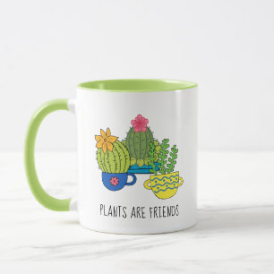 Freundliche Sukkulenten-Tasse Tasse