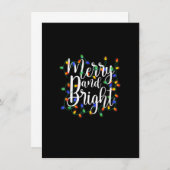 Freundliche und helle Weihnachtsleuchten - Familie Einladung (Vorne/Hinten)