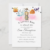 Freundliche und Niedliche Halloween-Themse Kinderd Einladung (Vorderseite)