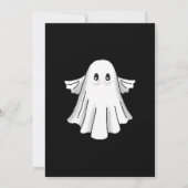 Freundliche und süße Halloween-Einladung Einladung (Rückseite)