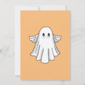 Freundliche und süße Halloween-Einladung Einladung (Rückseite)