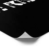 Freundliche Unterstützung für freundliches Gesang- Poster (Ecke)