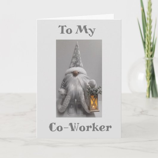 FREUNDLICHE URLAUBSREISE **MEINE MITARBEITER** FER FEIERTAGSKARTE (Vorderseite)