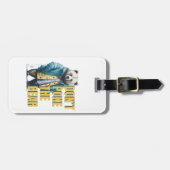 Freundliche Warnung: 'Don't Poke the Bear Funny Jo Gepäckanhänger (Vorderseite horizontal)