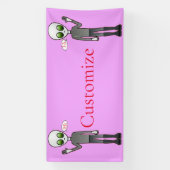 Freundliche Waving Alien Thunder_Cove Banner (Vertikal)