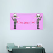 Freundliche Waving Alien Thunder_Cove Banner (Messeveranstaltung)