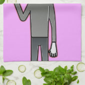 Freundliche Waving Alien Thunder_Cove Geschirrtuch (Gefaltet)