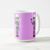 Freundliche Waving Alien Thunder_Cove Kaffeetasse (VorderseiteRechts)