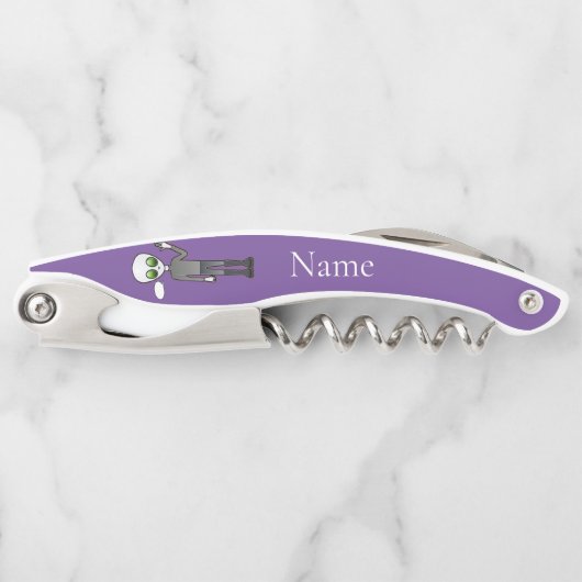 Freundliche Waving Alien Thunder_Cove Kellnermesser (Vorderseite)