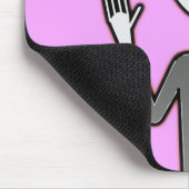 Freundliche Waving Alien Thunder_Cove Mousepad (Ecke)