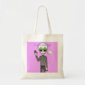 Freundliche Waving Alien Thunder_Cove Tragetasche (Vorne)