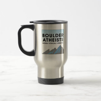 Freundlicher Atheist-Mug aus der Nachbarschaft Reisebecher