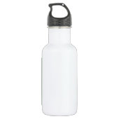 Freundlicher Bär Edelstahlflasche (Rückseite)