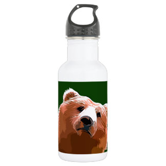 Freundlicher Bär Edelstahlflasche