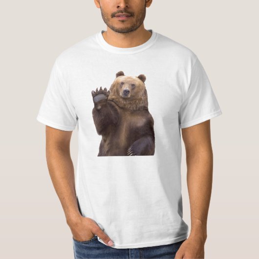 Freundlicher Bär T-Shirt (Vorderseite)