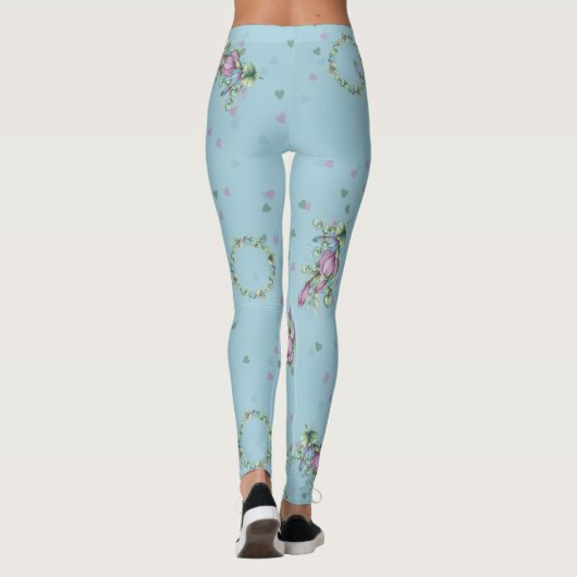 FREUNDLICHER BLAUE LEGGINGS (Rückseite)