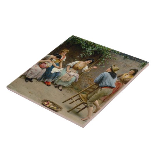 Freundlicher Chat Fliese (Seite)