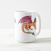 Freundlicher Drache Kaffeetasse (VorderseiteRechts)