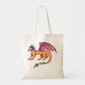 Freundlicher Drache Tragetasche (Vorne)