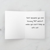 FREUNDLICHER DREH-FLOP-SPASS AUF IHREM ***30.*** G KARTE (Innenseite)