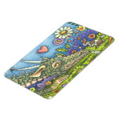 FREUNDLICHER EASTER DRAGON AUF BUNNY TRAIL Niedlic Magnet (Linke Seite)