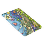 FREUNDLICHER EASTER DRAGON AUF BUNNY TRAIL Niedlic Magnet (Rechte Seite)