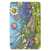 FREUNDLICHER EASTER DRAGON AUF BUNNY TRAIL Niedlic Magnet (Vertikal)