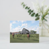 Freundlicher Empfang Postkarte (Stehend Vorderseite)