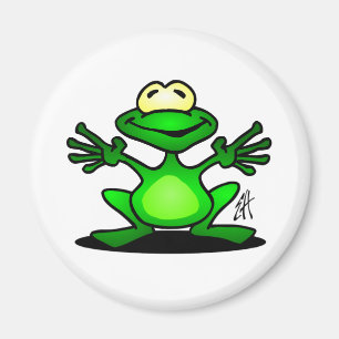 Freundlicher Frosch Magnet