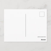 FREUNDLICHER GEBURTSTAG Cool & Fun Wavy Stripes Postkarte (Rückseite)