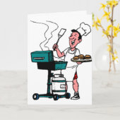 FREUNDLICHER GEBURTSTAG ZUM BESTEN GRILLMASTER *** KARTE (Gelbe Blume)