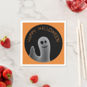 Freundlicher Geist (glückliches Halloween) Serviette (Beispiel)