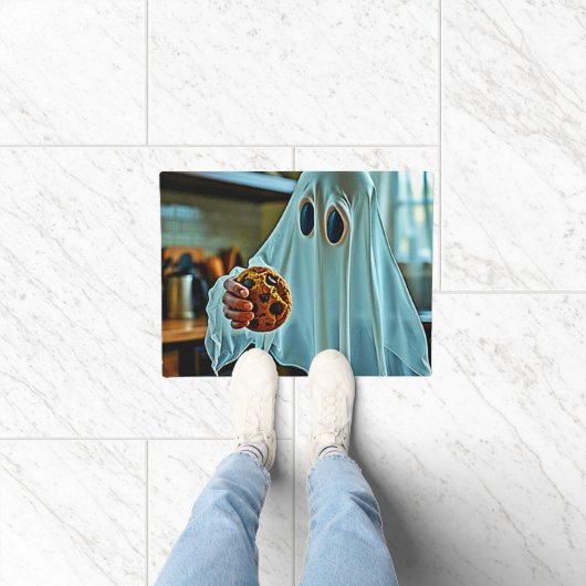Freundlicher Geist mit Cookie Fußmatte (Indoor)