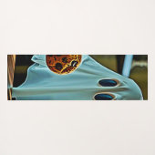 Freundlicher Geist mit Cookie Yogamatte (Rückseite (Horizontal))