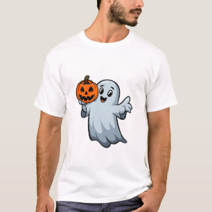 Freundlicher Geist mit Pumpkin Lantern T-Shirt
