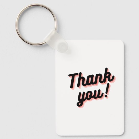 Freundlicher grafischer Schlüsselanhänger (Vorderseite)