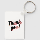 Freundlicher grafischer Schlüsselanhänger (Rückseite)