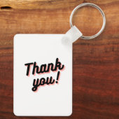 Freundlicher grafischer Schlüsselanhänger (Rückseite)