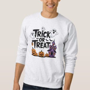 Freundlicher Halloween-Spaß mit Gespenstern und Kü Sweatshirt