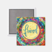 Freundlicher Hübscher, inspirierender Trendy Spaß Magnet (Vorderseite/Rückseite)