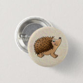 freundlicher Igel Button (Vorne & Hinten)
