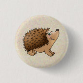 freundlicher Igel Button (Vorderseite)