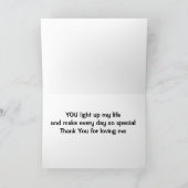 **FREUNDLICHER JAHRESZEITRAUM FÜR EHEFRAU ODER HUS KARTE (Innenseite)